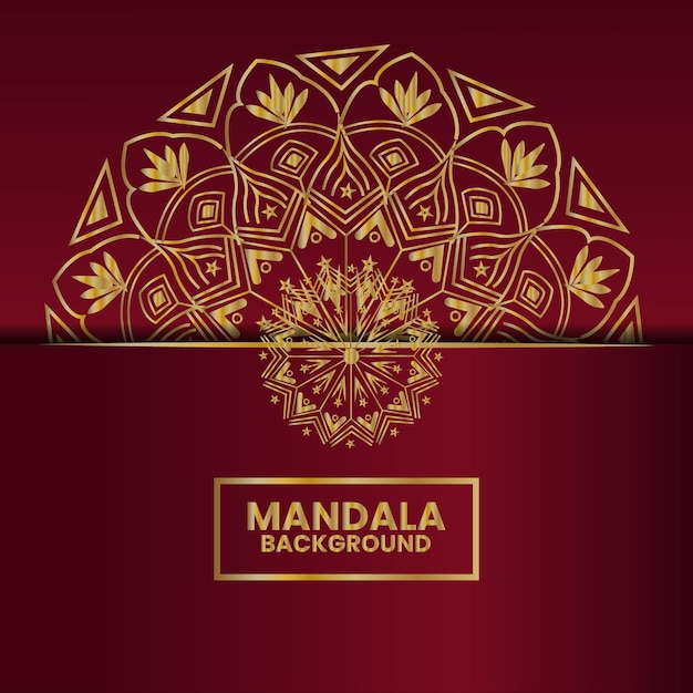 el fondo del mandala de lujo