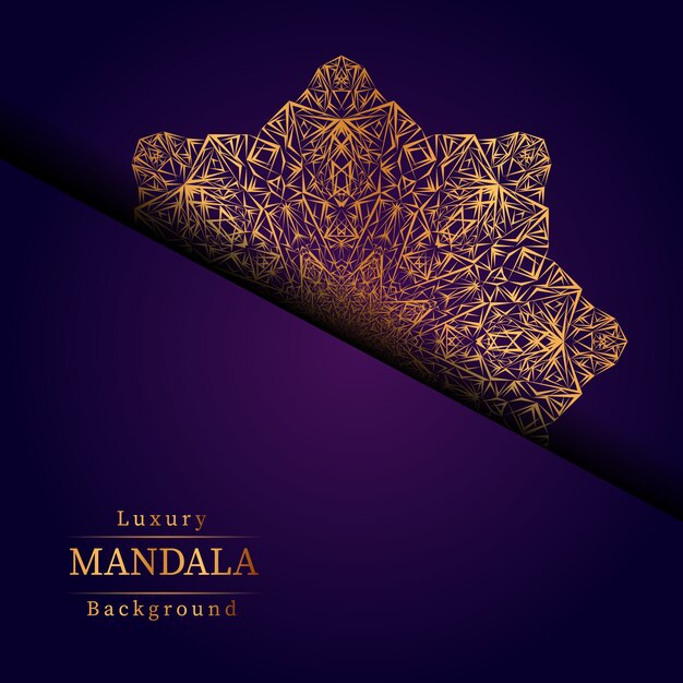 El fondo del mandala de lujo