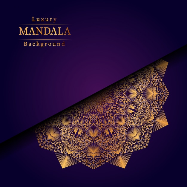 el fondo del mandala de lujo