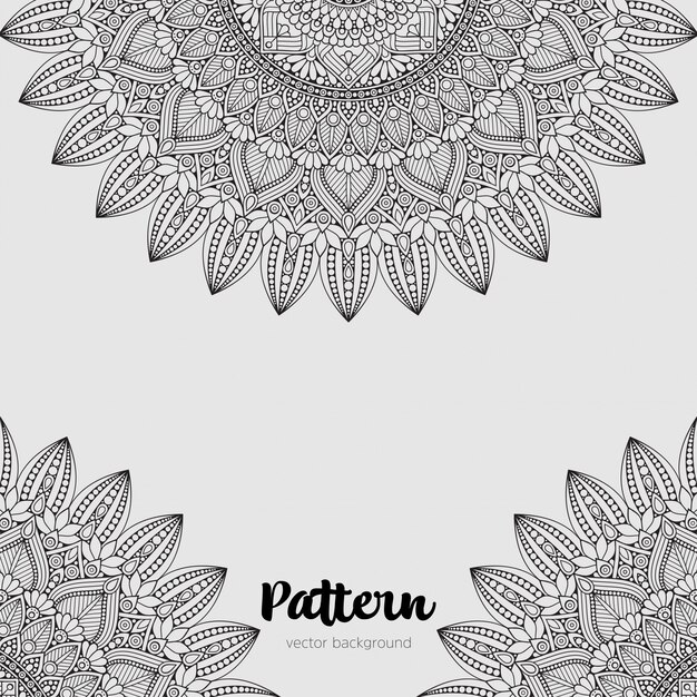 Fondo de mandala de lujo