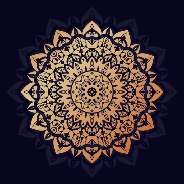 Fondo de mandala de lujo