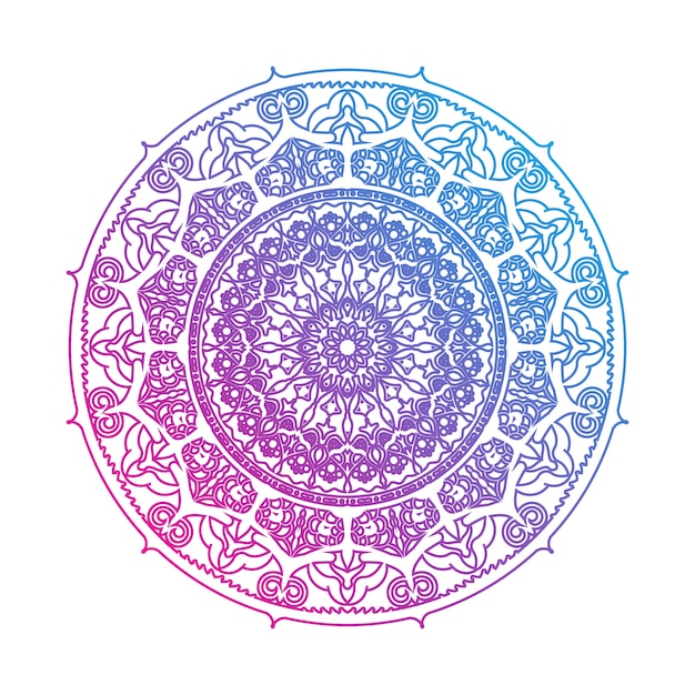 El fondo del mandala de lujo