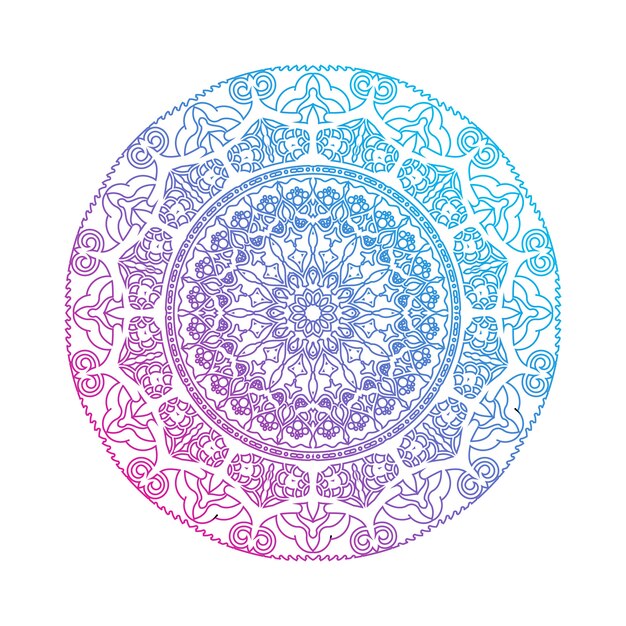 El fondo del mandala de lujo