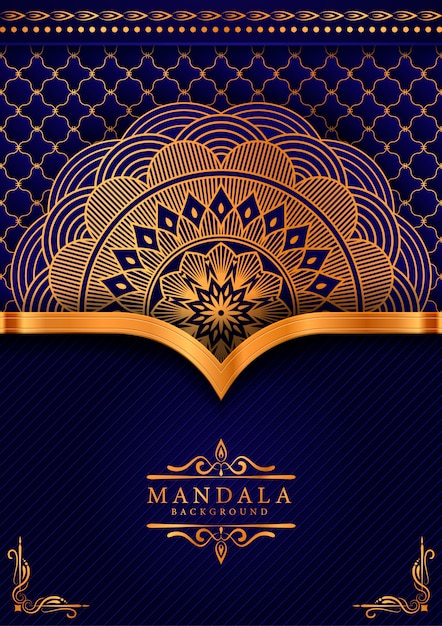 Fondo de mandala de lujo