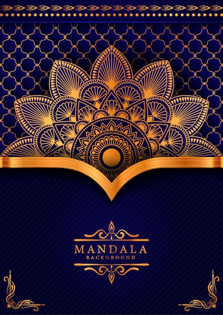 Fondo de mandala de lujo