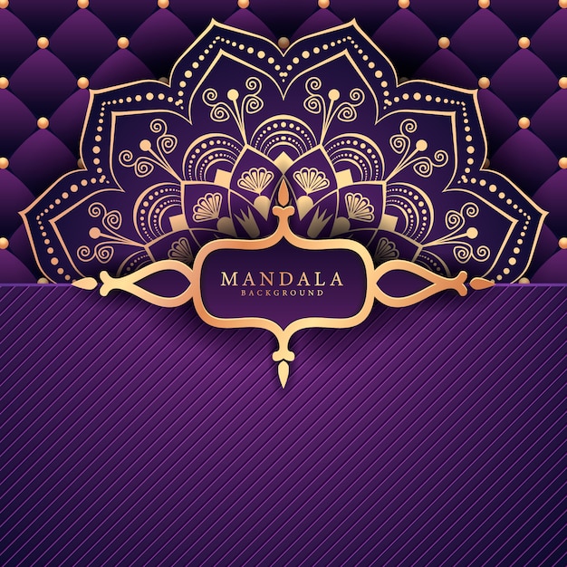 Fondo de mandala de lujo