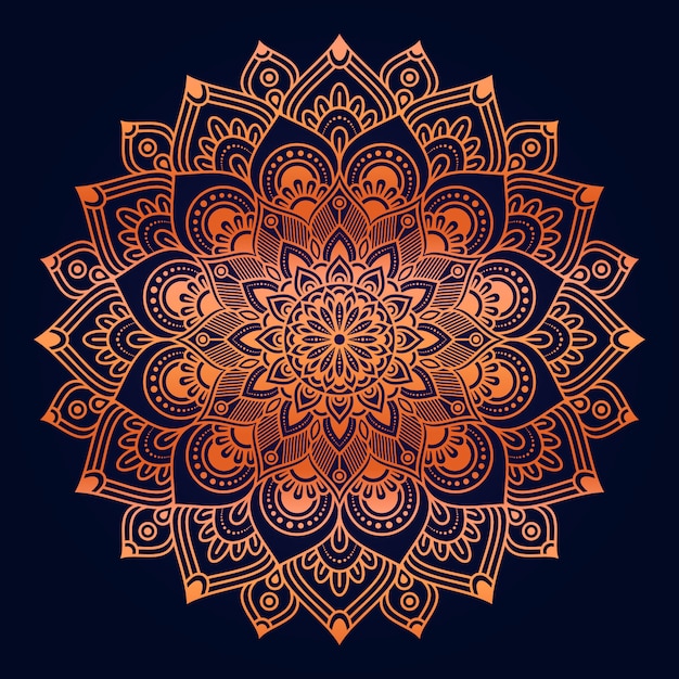 Fondo de mandala de lujo