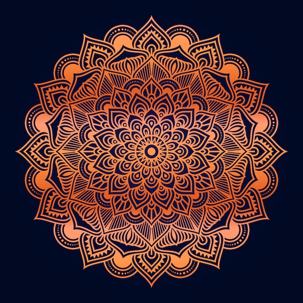 Fondo de mandala de lujo