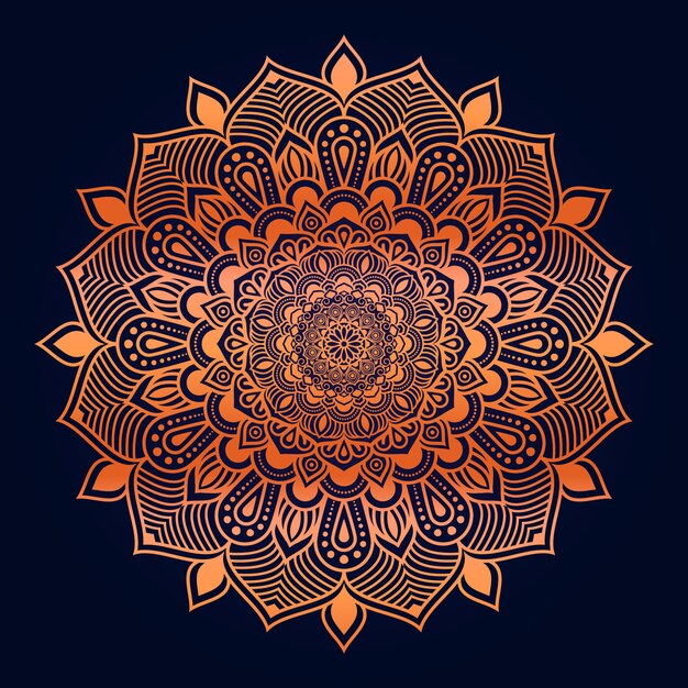 Fondo de mandala de lujo