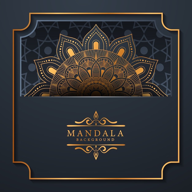 Fondo de mandala de lujo