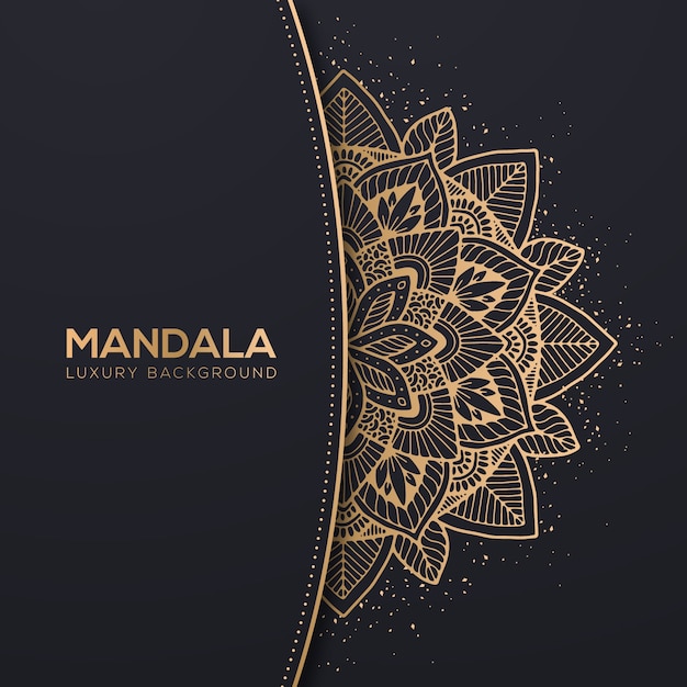 Fondo de mandala de lujo