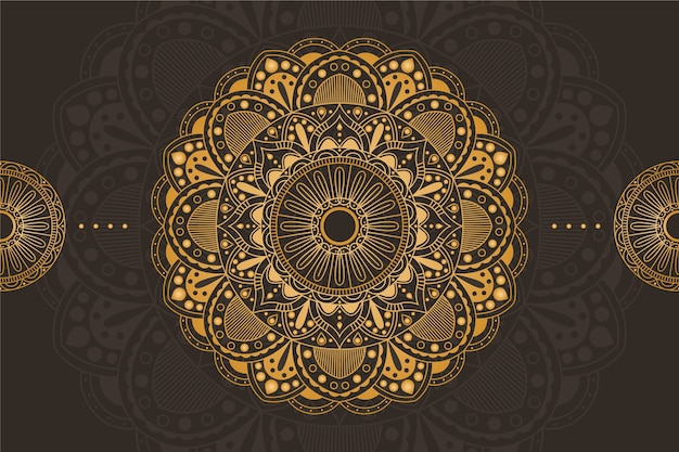 Fondo de mandala de lujo