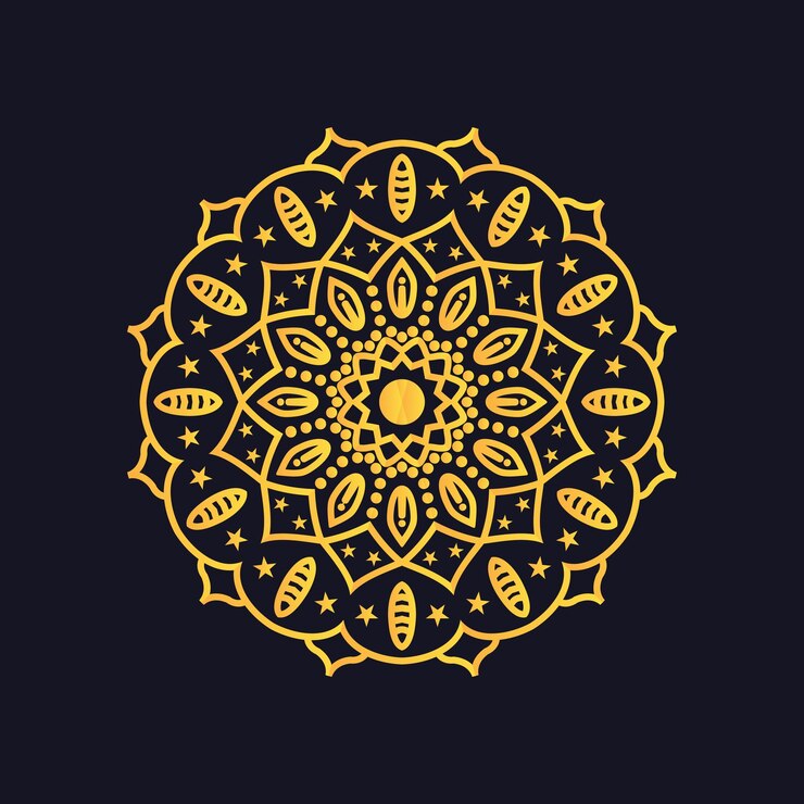 Fondo de mandala de lujo