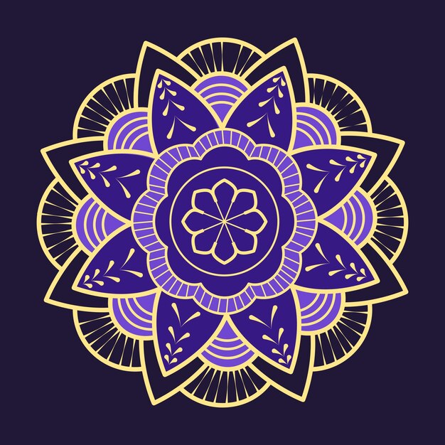 Fondo de mandala de lujo