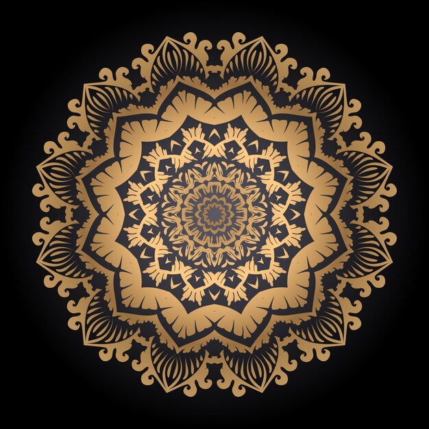 El fondo del mandala de lujo
