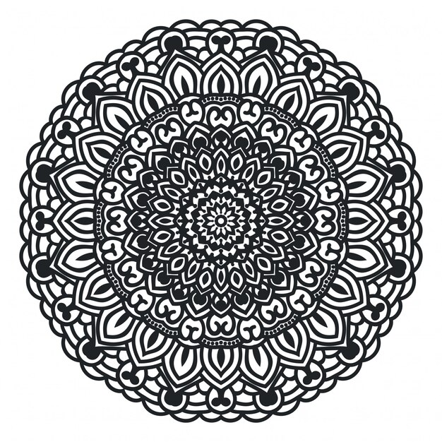 El fondo del mandala de lujo