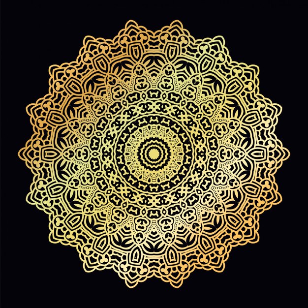 El fondo del mandala de lujo