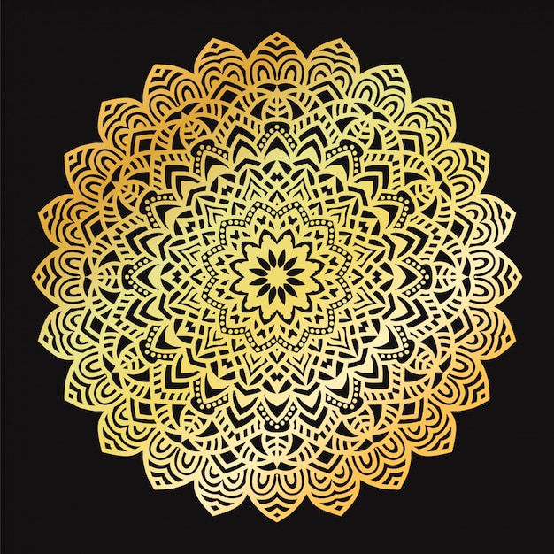 El fondo del mandala de lujo