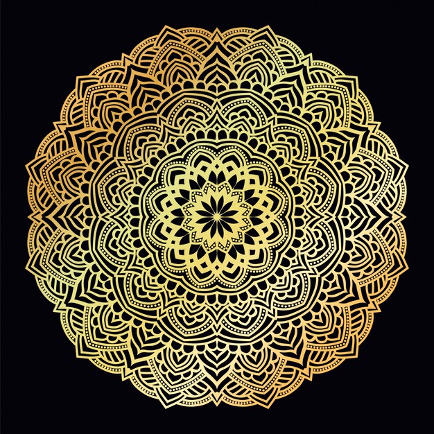 Fondo de mandala de lujo