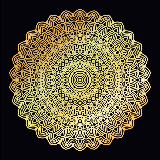 El fondo del mandala de lujo