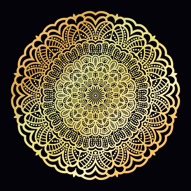 El fondo del mandala de lujo