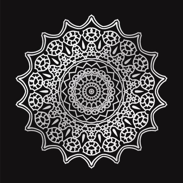 Vector fondo de mandala de lujo