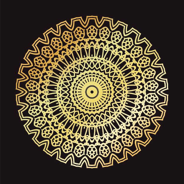 Vector fondo de mandala de lujo