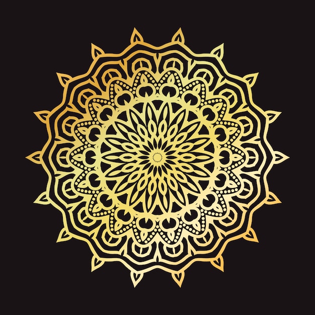 El fondo del mandala de lujo