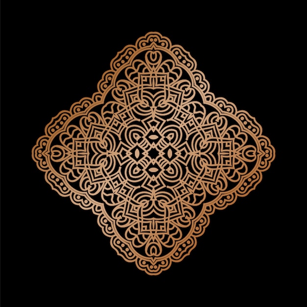 Vector fondo de mandala de lujo