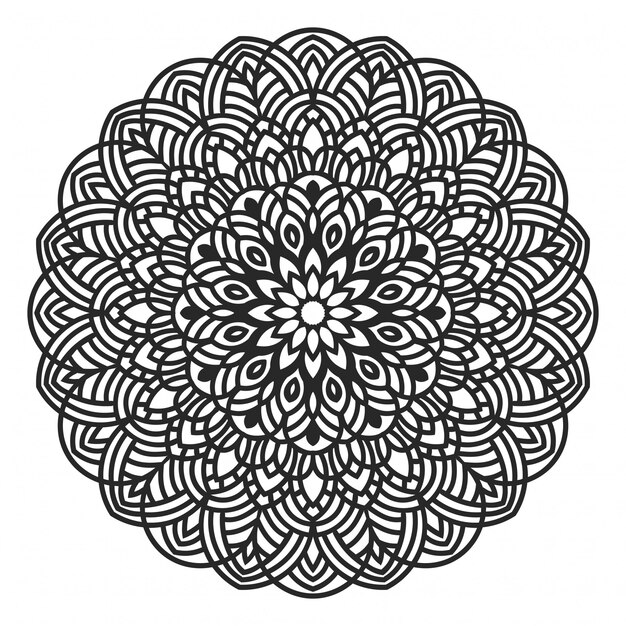 El fondo del mandala de lujo