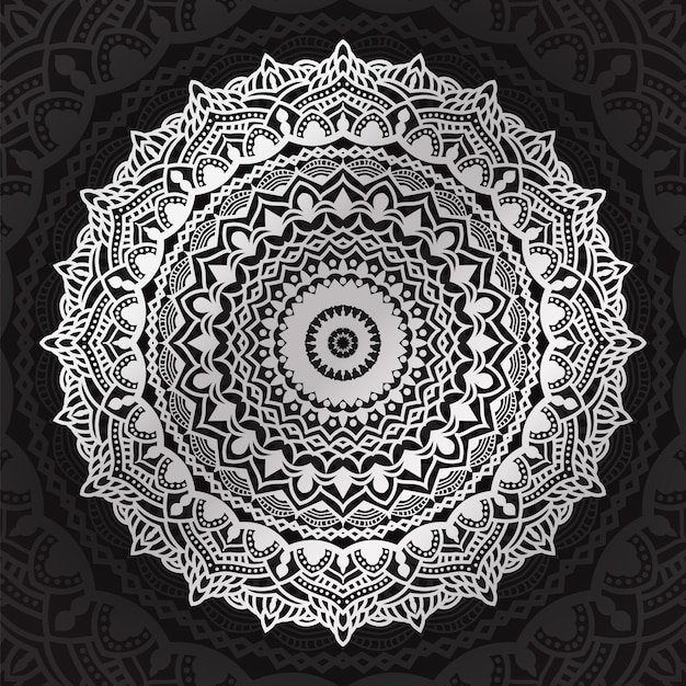 Vector fondo de mandala de lujo