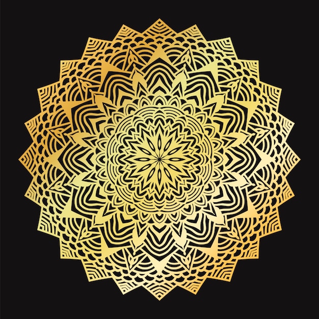 El fondo del mandala de lujo