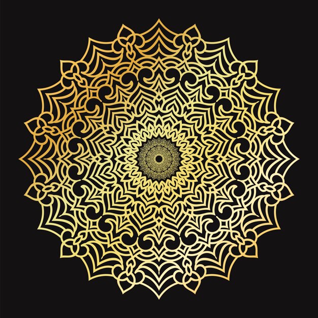 El fondo del mandala de lujo