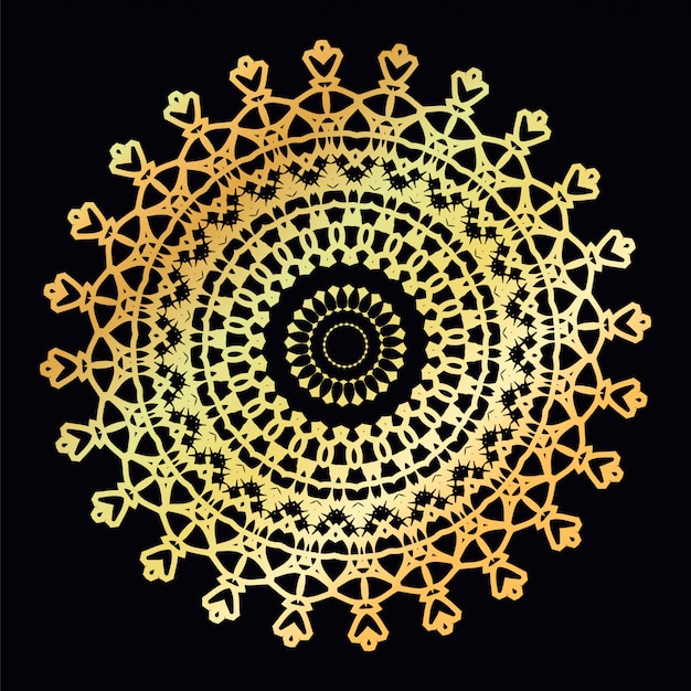 El fondo del mandala de lujo