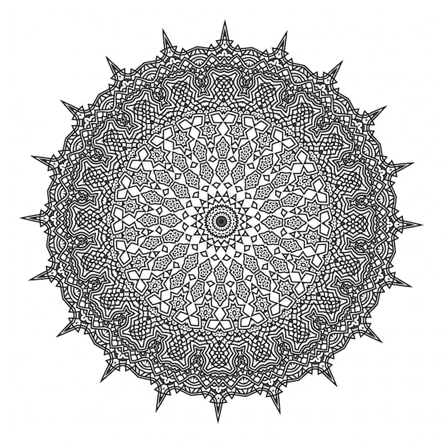 Vector fondo de mandala de lujo