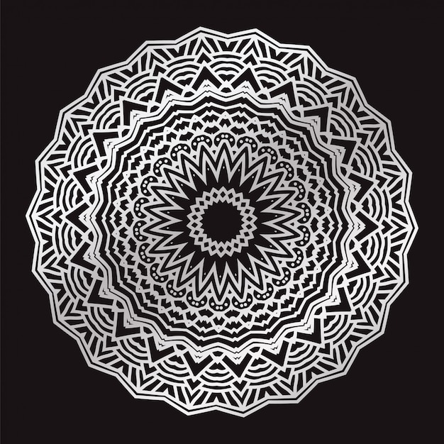 El fondo del mandala de lujo