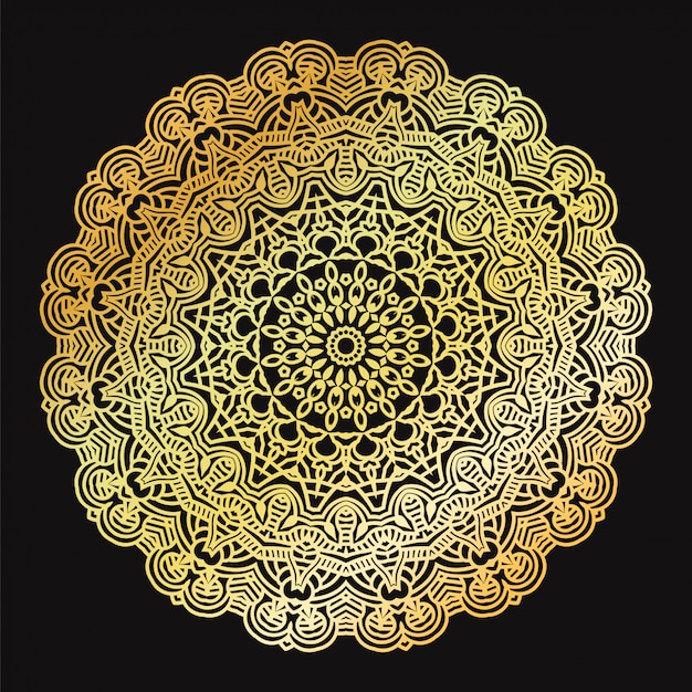 El fondo del mandala de lujo