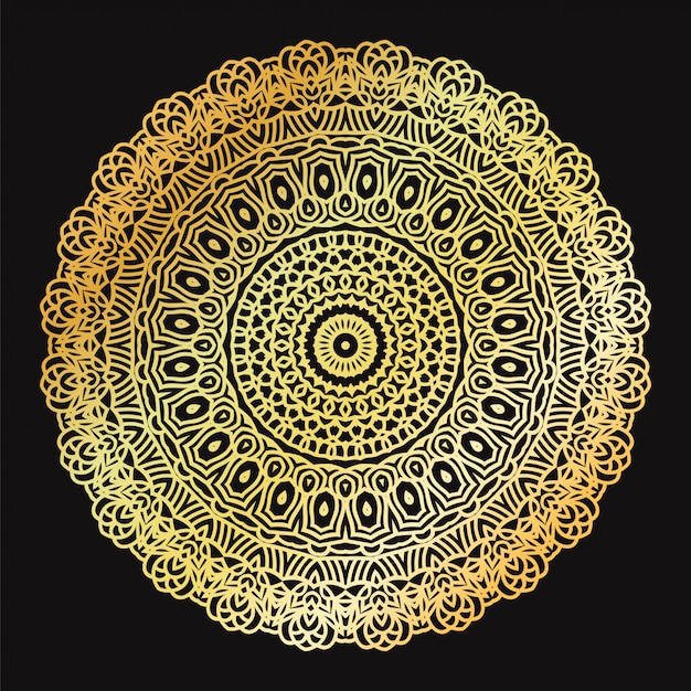 El fondo del mandala de lujo