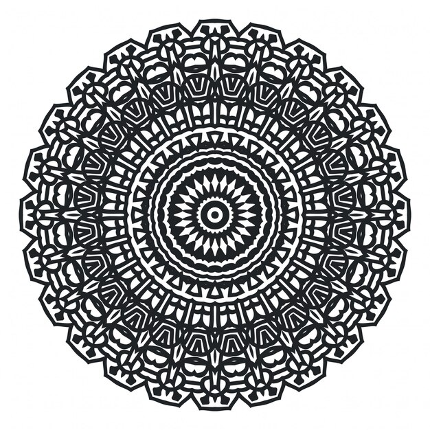 El fondo del mandala de lujo