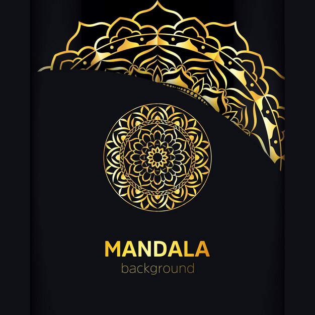 El fondo del mandala de lujo