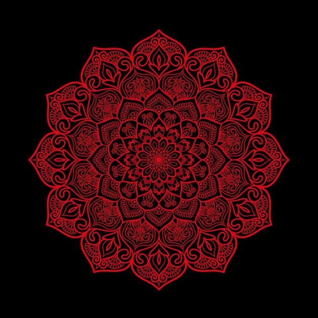 El fondo del mandala de lujo