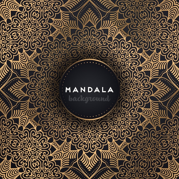 Fondo de mandala ornamental de lujo