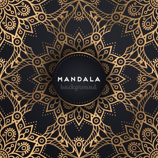 Fondo de mandala ornamental de lujo