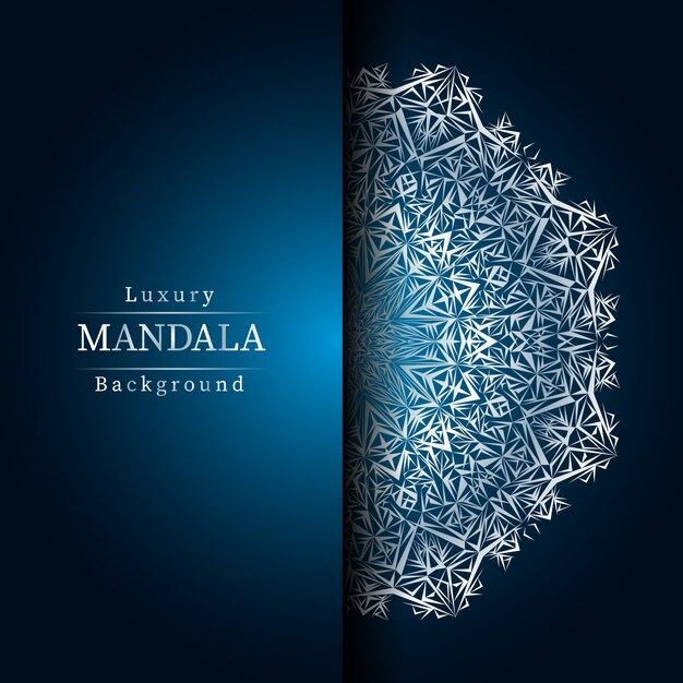 Fondo de mandala ornamental de lujo