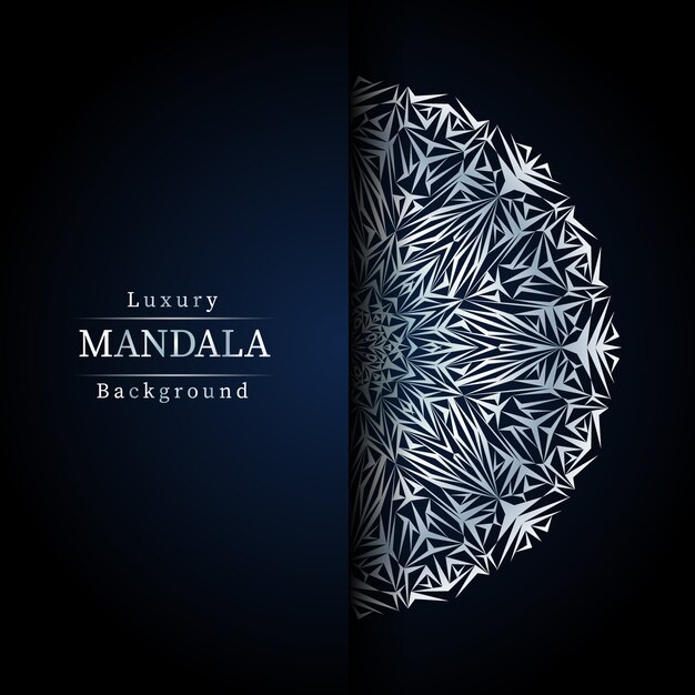 Fondo de mandala ornamental de lujo