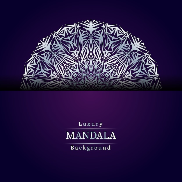 Fondo de mandala ornamental de lujo