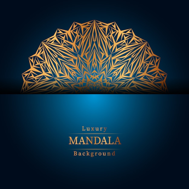 Fondo de mandala ornamental de lujo