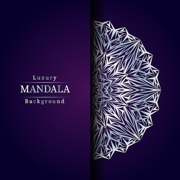 Fondo de mandala ornamental de lujo