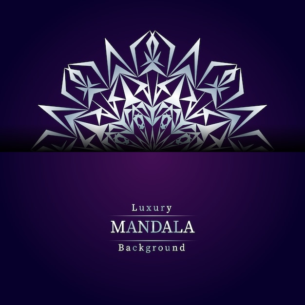 Fondo de mandala ornamental de lujo