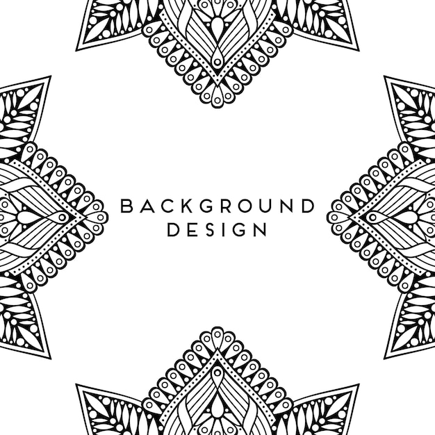 Fondo de mandala ornamental de lujo